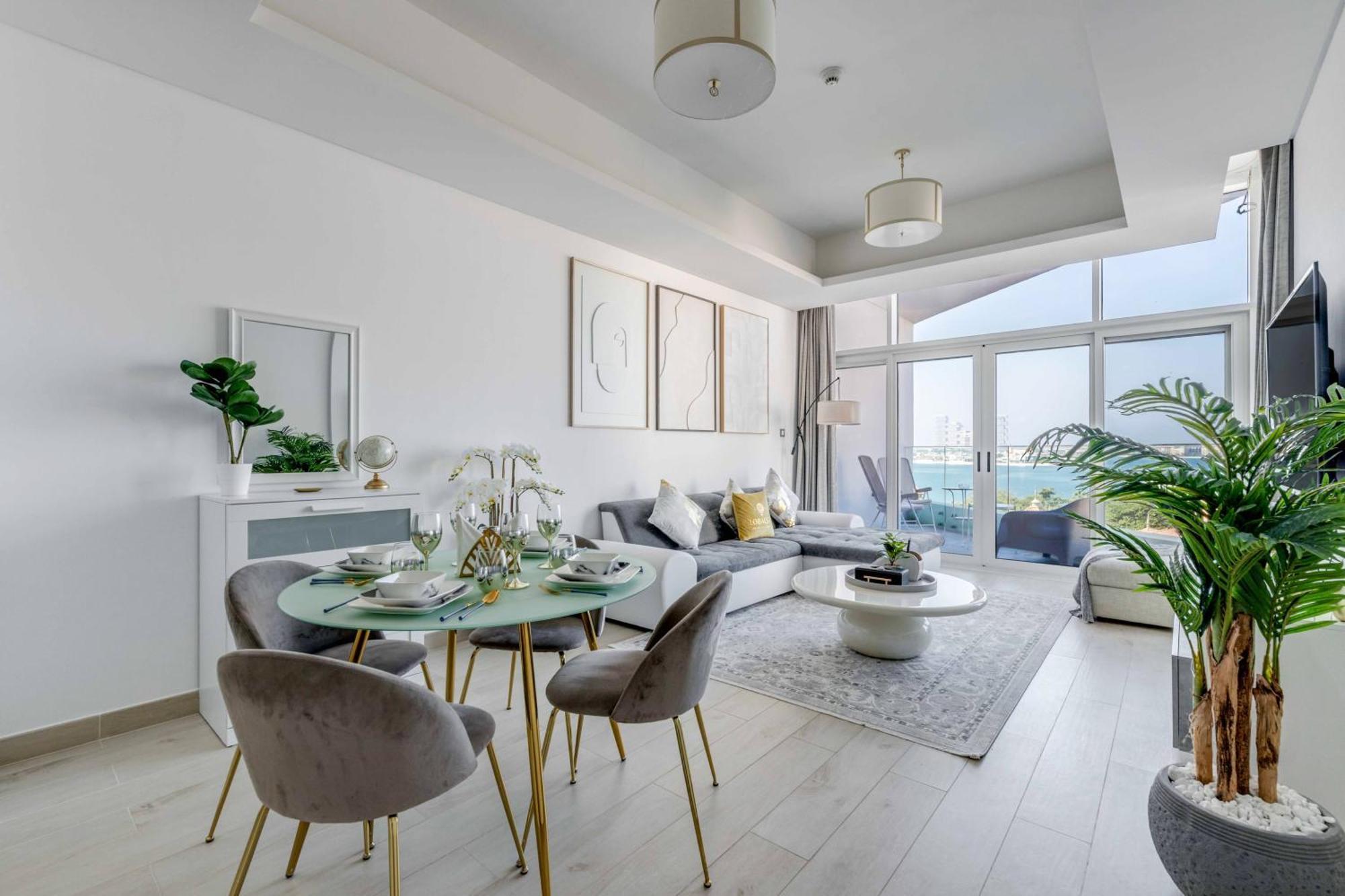 Luxury Azizi Mina Beachfront Apartments Dubai Ngoại thất bức ảnh