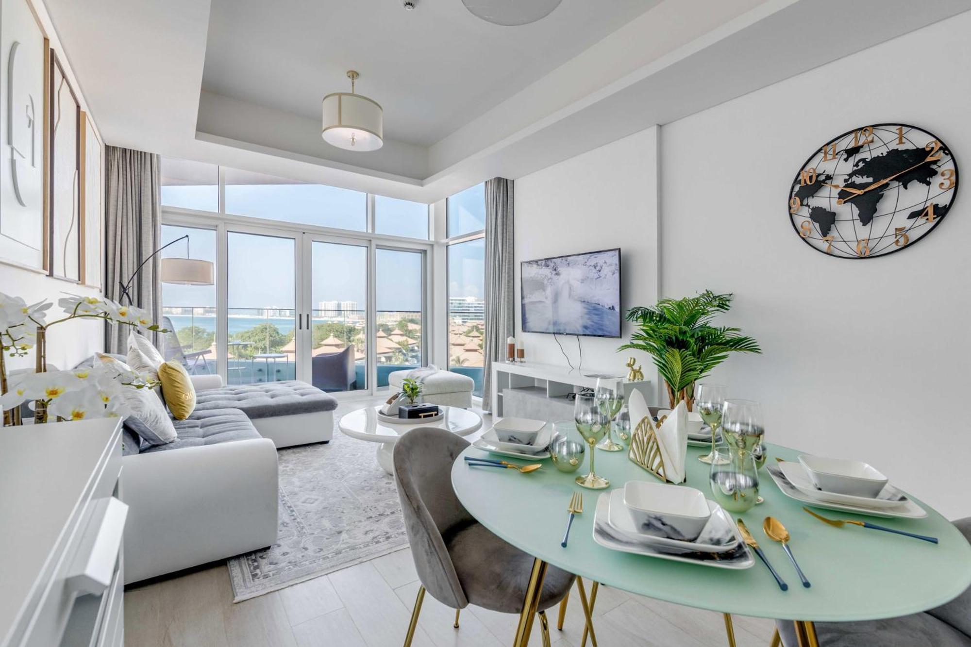 Luxury Azizi Mina Beachfront Apartments Dubai Ngoại thất bức ảnh