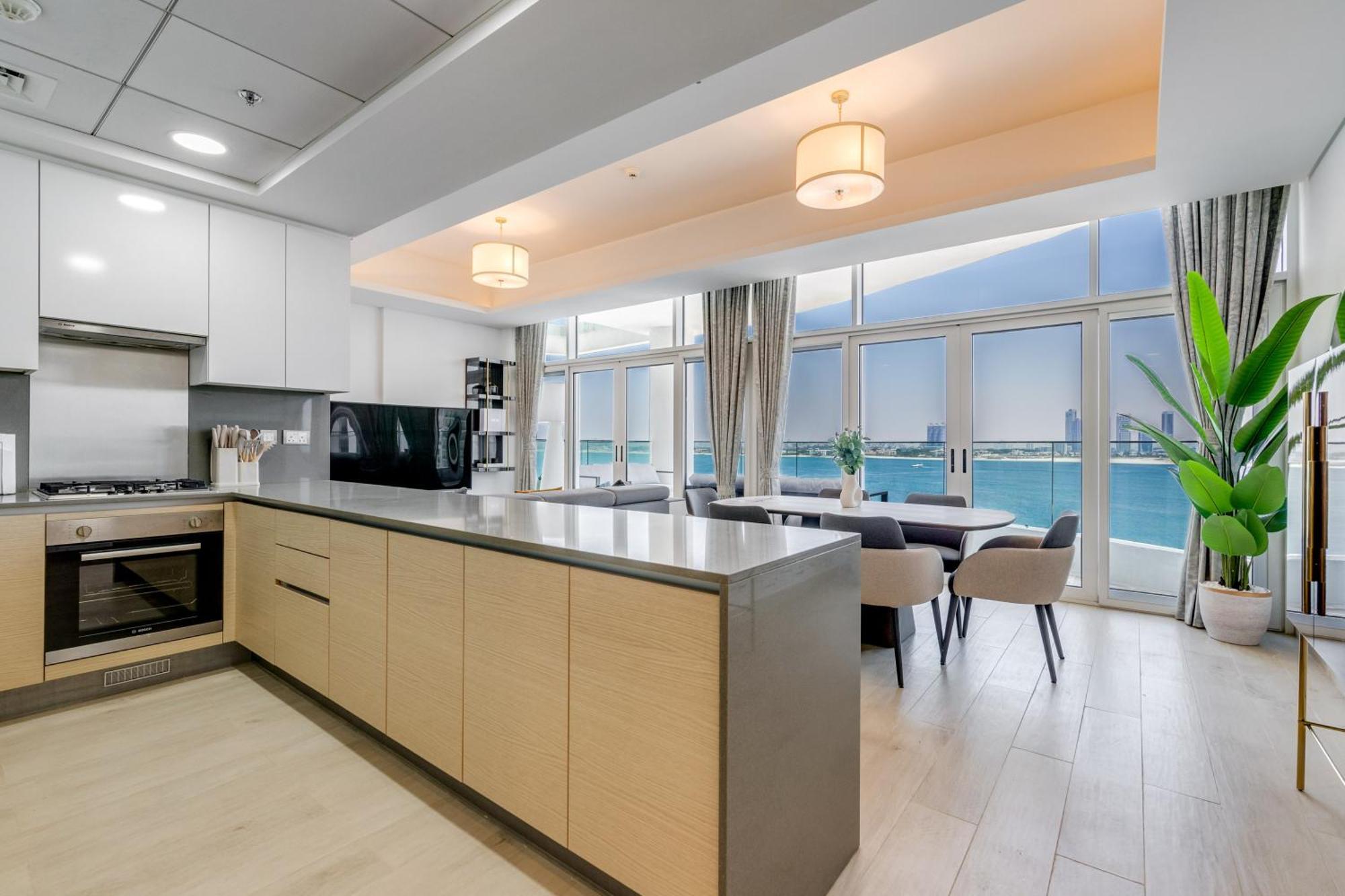 Luxury Azizi Mina Beachfront Apartments Dubai Ngoại thất bức ảnh