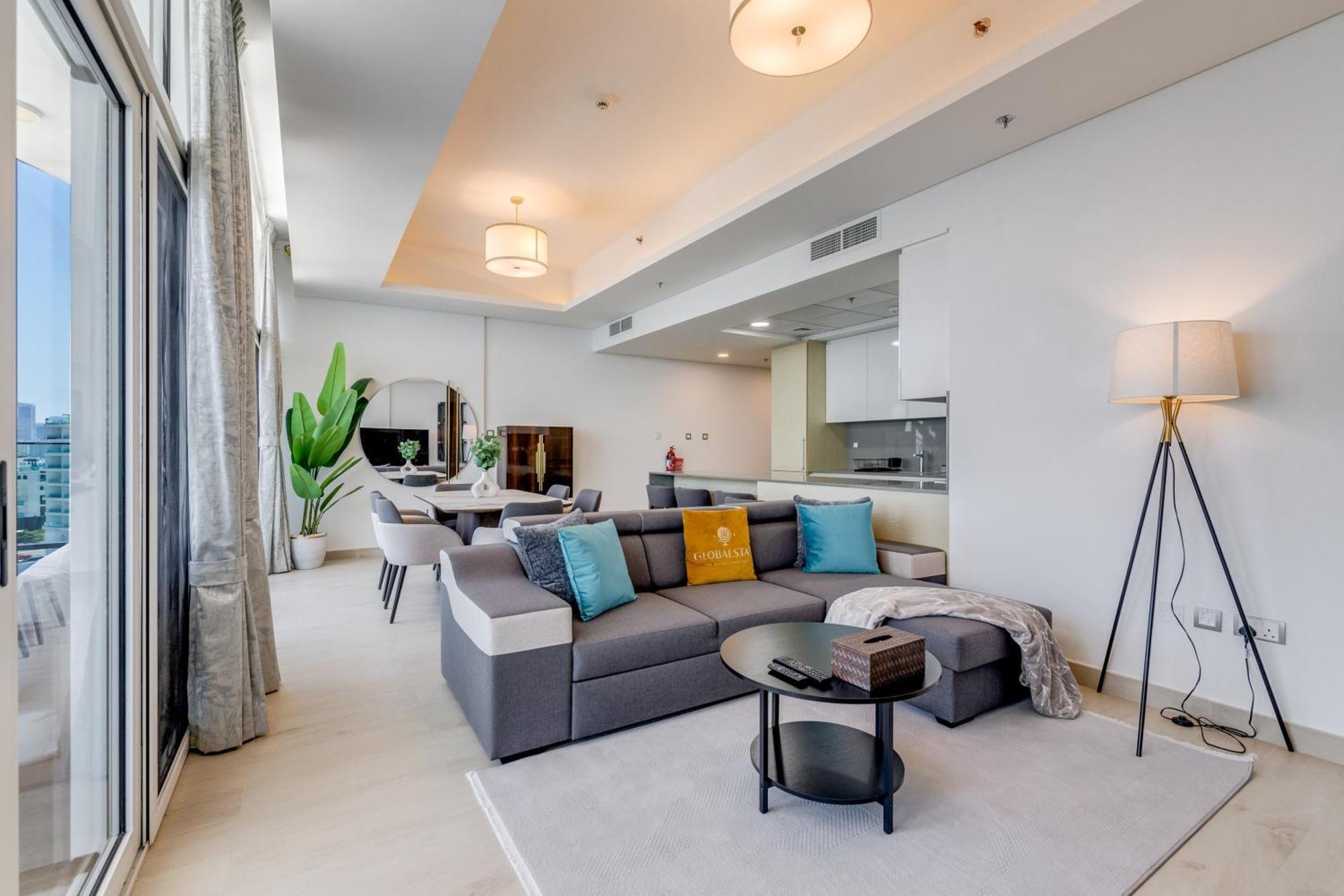 Luxury Azizi Mina Beachfront Apartments Dubai Ngoại thất bức ảnh